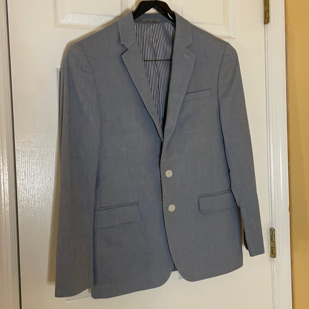 Men’s Express Fitted Light Blue Sports Blazer 36S